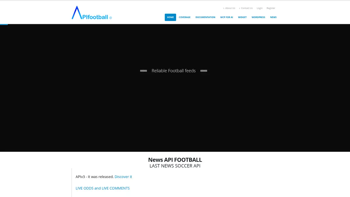 APIFootball.com official product page